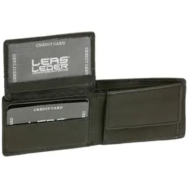 LEAS Klassische Minibörse RFID schwarz