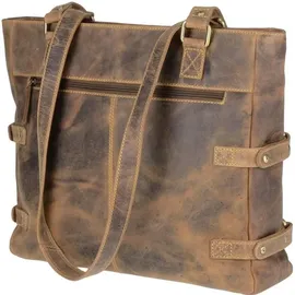 GREENBURRY Vintage Shopper Leder Braun