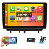 ESSGOO 9" Für Opel Corsa D 2007-2012 Android 15 Navi CarPlay SWC WIFI Autoradio (Digitalradio (DAB), RDS, FM, AM, Carplay Android Auto Bluetooth EQ USB Navi WIFI Touchscreen)