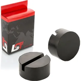 Lst 2x Wagenheberaufnahme 75x35 mm rund Gummi Adapter Gummiblock