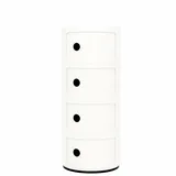 Kartell Componibili 4 Elemente Weiß