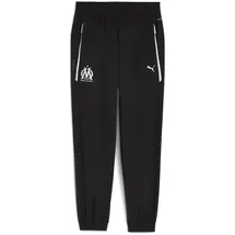 Puma Olympique Marseille Pumatech Woven Trainingshose Herren 35 - PUMA black/PUMA silver L