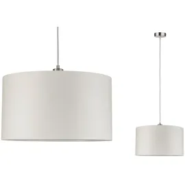 Paulmann Tessa 1-flg. 45 cm rund Creme Metall/Textil
