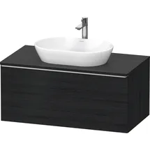 Duravit D-Neo Konsolenwaschtischunterbau wandhängend, Eiche Schwarz Matt 1000x550x459 mm, - DE49480701 DE4948070160000