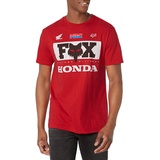 Fox Racing Herren Premium-t-shirt Honda T Shirt, Flame Red 2, S