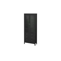 Home Affaire Vitrine Madrid 78 x 32,5 x 199 cm Schwarz