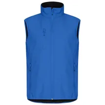 Clique Classic Softshellweste Blau XL