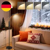 Stehlampe Wohnzimmer, 42W Deckenfluter Mit Leselampe, 4200LM LED Stehlampe Dimmb