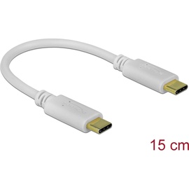 Delock 85357 USB Kabel 0,15 m USB C Weiß