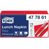 TORK Soft Lunchserviette Rot 3-lagig,