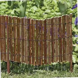 WINDHAGER Beeteinfassung Weide 100 x 20/35 cm beige