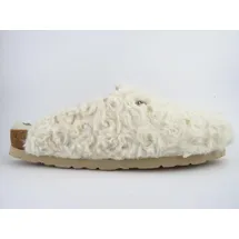 ROHDE Damen Pantoffel Hausschuh Plüsch Alba 6063, Größe:37 EU, Farbe:Beige - Beige