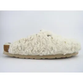 ROHDE Damen Pantoffel Hausschuh Plüsch Alba 6063, Größe:37 EU, Farbe:Beige - Beige