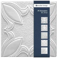 Marbet Design Deckenpaneel IRYS weiß 16 St. 50 x 50 cm