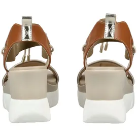 Nero Giardini Keilsandalette Damen Beige/Gold 38