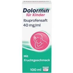 Dolormin Ibuprofensaft, 40 mg/ml für Kinder bei Schmerzen & Fieber