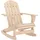 vidaXL Adirondack-Schaukelstuhl 28,5 x 85,5 x 92 cm beige 1 St.