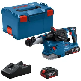 Bosch Professional GBH 18V-22 Akku-Bohrhammer mit SDS plus L-BOXX, + Absaugeinheit (0611924004)