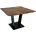 Wohnling Schwarz Sheesham 60 x 60 x