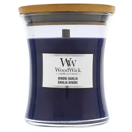 Woodwick Hinoki Dahlia Duftkerze 275 g lila
