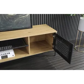 SalesFever Lowboard Natur/Schwarz