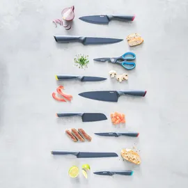 Tefal Fresh Kitchen Steakmesser 11 cm grau/rot