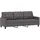vidaXL 3-Sitzer-Sofa Grau 180 cm Kunstleder