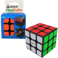 alldoro 60338 Flexi Cube Zauberwürfel 3x3x3, Kantenlänge ca. 5,5 cm, 3D Magic Puzzle, magischer Würfel, Speedcube als Logik & Fingerspielzeug, für Kinder und Erwachsene, klassisch 3x3 eckig, bunt