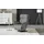 HIMOLLA Relaxsessel Leder 83 x 107 x 88 cm Grau mit Relax-Funktion