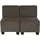 MCW 2-Sitzer Sofa Couch Moncalieri, Stoff/Textil ~ braun,