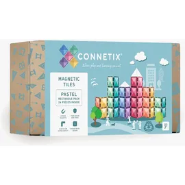 Connetix Magnetbausteine Pastell Rechteck 24-tlg.