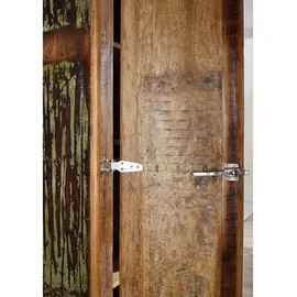 Massivmoebel24 Schrank Altholz 90x38x175 mehrfarbig lackiert Freezy #38