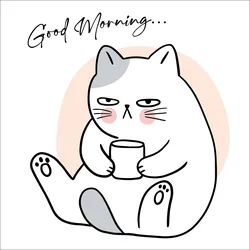 Keilrahmenbild GOOD MORNING