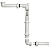 Reginox Panama Raumspar-Siphon weiß