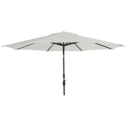 SCHÖNER WOHNEN-Kollektion Marktschirm Savaneta Ø 300 cm Polyester Weiß