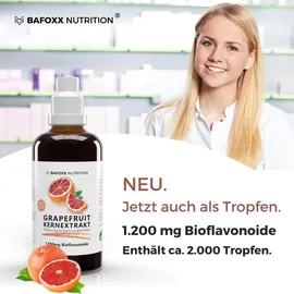 bafoxx nutrition® Grapefruitkernextrakt Tropfen mit Vitamin C 100 ml