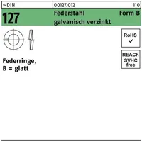 Reyher Federring DIN 127 B 16 Federstahl galv.verz. 250