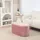 Homcom Polsterbank Samt Rosa 81 x 40 x 41 cm