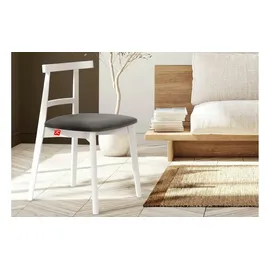 Konsimo Holzstuhl LILIO grau 2er Set