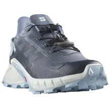 Salomon Supercross 4 Damen Grau / Weiß / Cashmere Blue 39