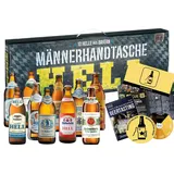 Kalea | Biergeschenke | Männerhandtaschen | Biere aus deutschen Privatbrauereien | Geschenkidee für Bierliebhaber (10 x 0,5l)