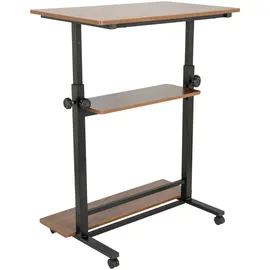 HJH Office Schreibtisch Workstation II Walnuss