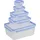 Emsa Frischhaltedosen Set transparent/blau 0,15 l + 0,20 l + 0,55 l + 1,00 l + 3,70 l 5-teilig