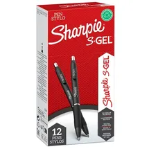 Sharpie Kugelschreiber Gel Schwarz 0,7 mm 12 St.