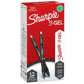 Sharpie Kugelschreiber Gel Schwarz 0,7 mm 12 St.