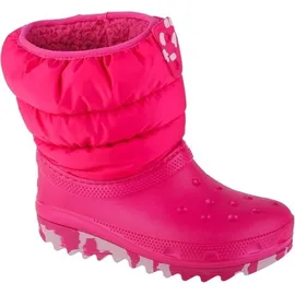 Crocs Classic Neo Puff Boot Pink 30