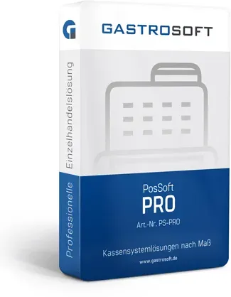 Kassensoftware Einzelhandel PosSoft Professional - inkl. Finanzamt TSE & Aktivierung via Internet 399€ UVP