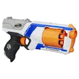 NERF N-Strike Elite Strongarm, Spielzeugblaster mit Schnellfeuerfunktion, inkl. 6 Darts