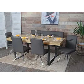MCW Esszimmer-Set Grau, Braun, 5er-Set