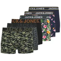 Jack & Jones Boxershorts Jack & Jones Herren 6er-Pack Boxer-Shorts Unter-Hosen Multipack S